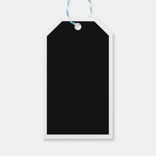 白黒ハロウィーン実験室の毒ラベル ギフトタグ (裏面)