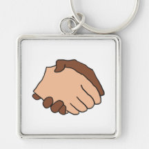 白黒ハンドシェイクアンチ – 人種差別主義者