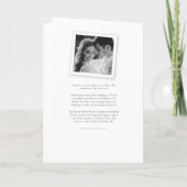 白黒ハートと葉モノグラム結婚アート プログラム (裏面)