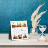 白黒ハートスクリプト6 Photo Family Collage フォトプラーク (インサイチュ)