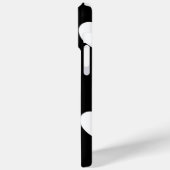 白黒ハートパターン Case-Mate iPhoneケース (裏面 / 左)
