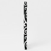 白黒ハートパターン iPhoneケース (右側)