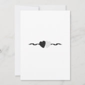 白黒ハート結婚ズ セーブザデート (裏面)