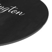 白黒ハート結婚家成立年月日 カッティングボード (角)