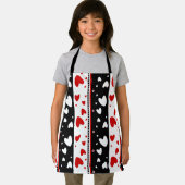 白黒ハート エプロン (インサイチュ)