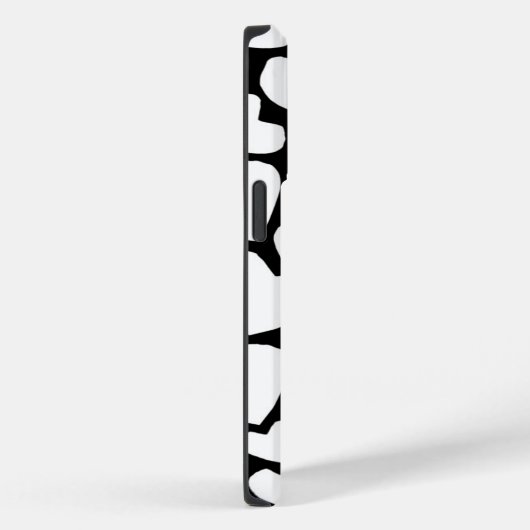 白黒ハートiPhoneケース Case-Mate iPhoneケース (裏面 / 右)
