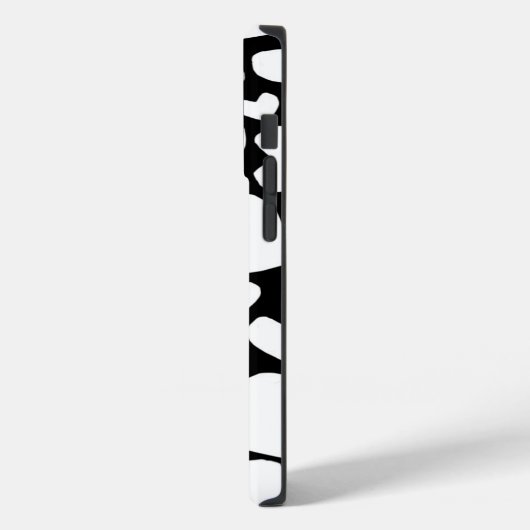 白黒ハートiPhoneケース Case-Mate iPhoneケース (裏面 / 左)