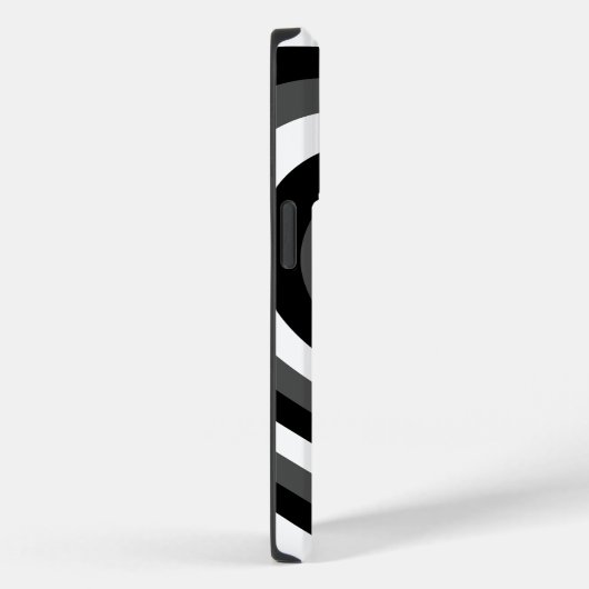 白黒ハートiPhoneケースiPhone 14 Case-Mate iPhoneケース (裏面 / 右)