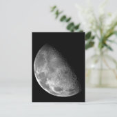 白黒ハーフムーン画像 ポストカード (スタンド正面)