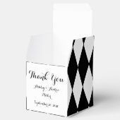 白黒ハーレクイン模様 フェイバーボックス (オープン)