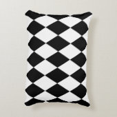 白黒ハーレクイン アクセントクッション (裏面(縦))