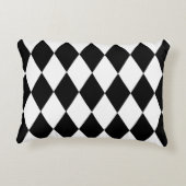 白黒ハーレクイン アクセントクッション (裏面)