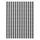 白黒ハーレクイン テーブルクロス (正面)