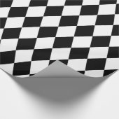 白黒ハーレクイン ラッピングペーパー (角)