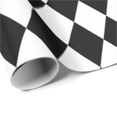 白黒ハーレクイン ラッピングペーパー (ロールコーナー)