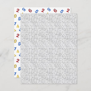 白黒バイナストライプリ紙