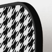 白黒バイ千鳥格子のシャーリー・テイラー ピックルボールラケット (左詳細)