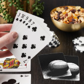 白黒バスケットボールアート トランプ (インサイチュ)