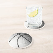 白黒バスケットボール コースター (側面)