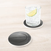 白黒バスケットボール コースター (側面)