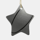 白黒バスケットボール セラミックオーナメント (右)