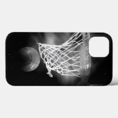 白黒バスケットボール Case-Mate iPhoneケース (裏面 (横))