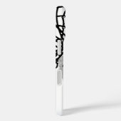 白黒バスケットボール Case-Mate iPhoneケース (裏面 / 右)