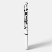 白黒バスケットボール Case-Mate iPhoneケース (裏面 / 左)