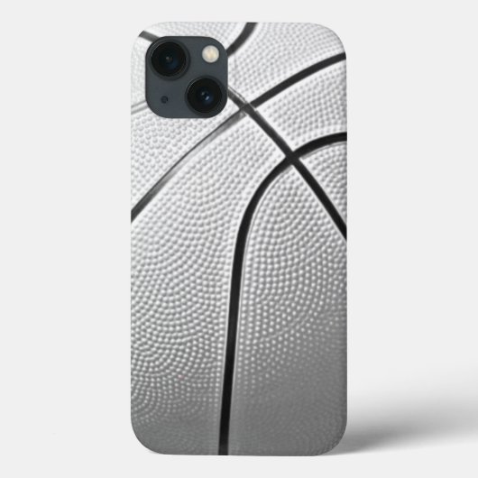 白黒バスケットボール Case-Mate iPhoneケース (裏面)