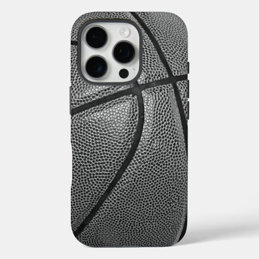 白黒バスケットボール Case-Mate iPhoneケース (裏面)