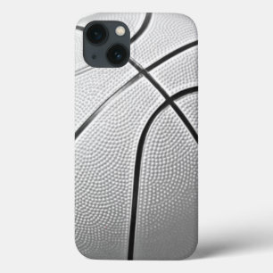 白黒バスケットボール iPhone 13ケース