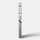 白黒バスケットボール Case-Mate iPhoneケース (裏面 / 左)