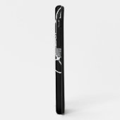 白黒バスケットボール Case-Mate iPhoneケース (裏面/左)