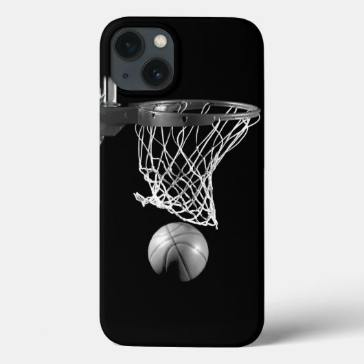 白黒バスケットボール Case-Mate iPhoneケース (裏面)