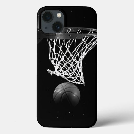 白黒バスケットボール Case-Mate iPhoneケース (裏面)