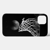 白黒バスケットボール Case-Mate iPhoneケース (裏面 (横))