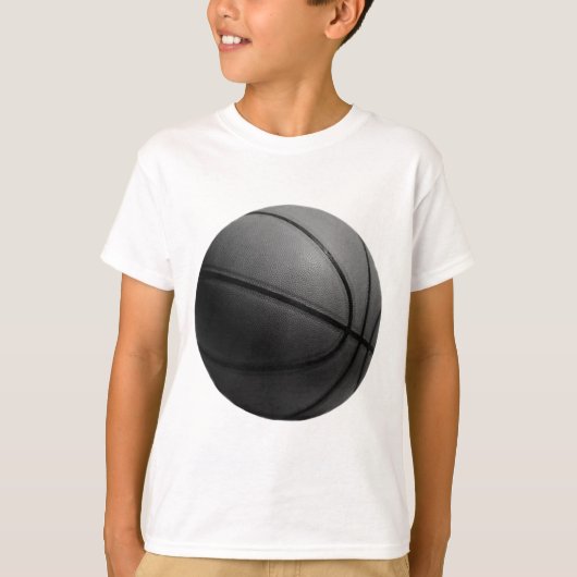 白黒バスケットボール Tシャツ (正面)