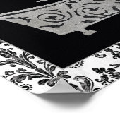 白黒バスタブ ポスター (角)