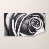 白黒バスルーム用タオルセット バスタオルセット (ハンドタオル)