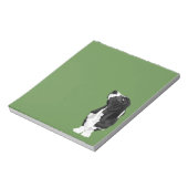 白黒バセットハウンド ノートパッド (回転)