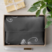 白黒バタフライファンタジー 薄葉紙 (ギフト)