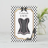 白黒バチェロレッテ招待状 招待状 (スタンド正面)