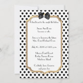 白黒バチェロレッテ招待状 招待状 (裏面)