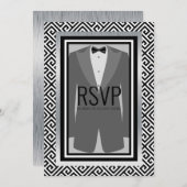 白黒バチュラーパーティカスタムメニュー メニュー (正面/裏面)