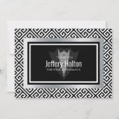 白黒バチュラーパーティサンキューカード サンキューカード (正面)