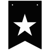 白黒バチュラーパーティ バンティングフラッグ (第1の旗)