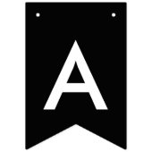 白黒バチュラーパーティ バンティングフラッグ (第3の旗)