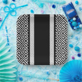 白黒バチュラーパーティ ペーパープレート (パーティー)