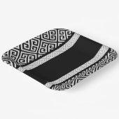 白黒バチュラーパーティ ペーパープレート (傾斜あり)