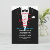 白黒バチュラーパーティ 招待状 (スタンド正面)